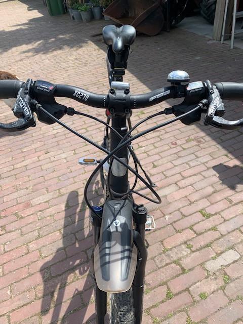 Merida crossway 400 herenfiets ZGAN mat zwart hoogte 58