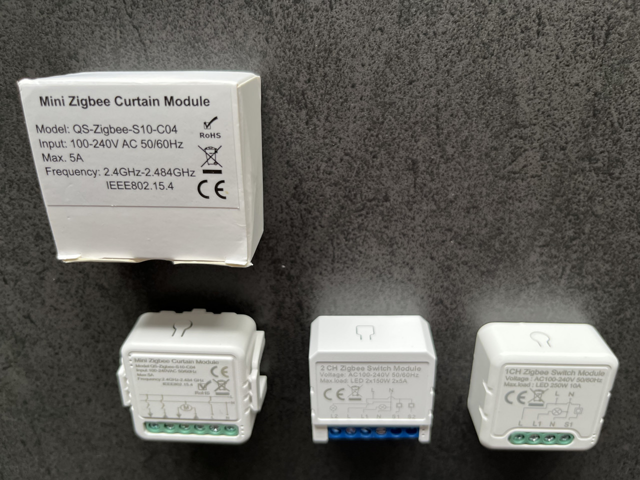 3 Zigbee switches