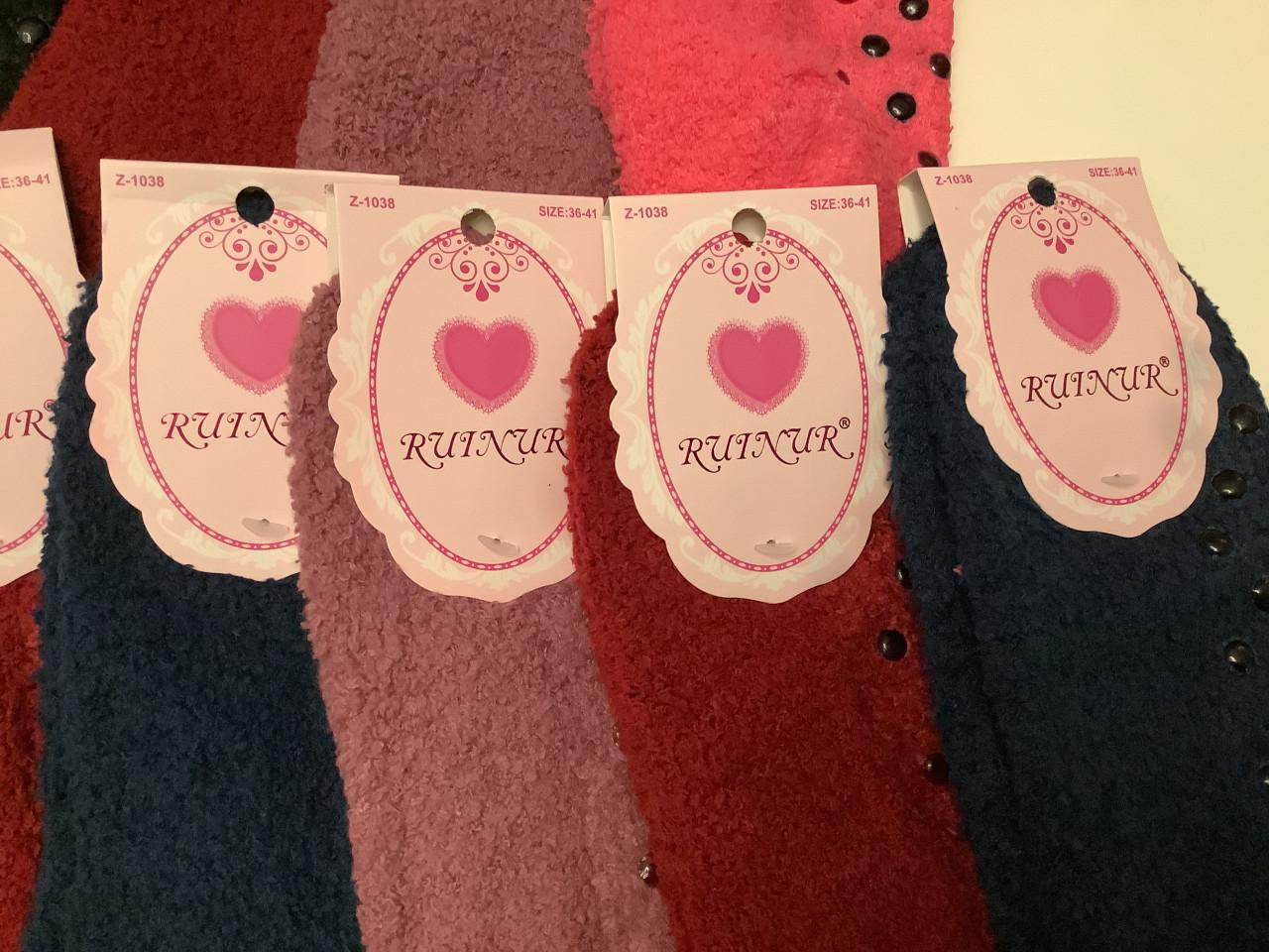 Partij warme sokken met antislip. ( partij 259)