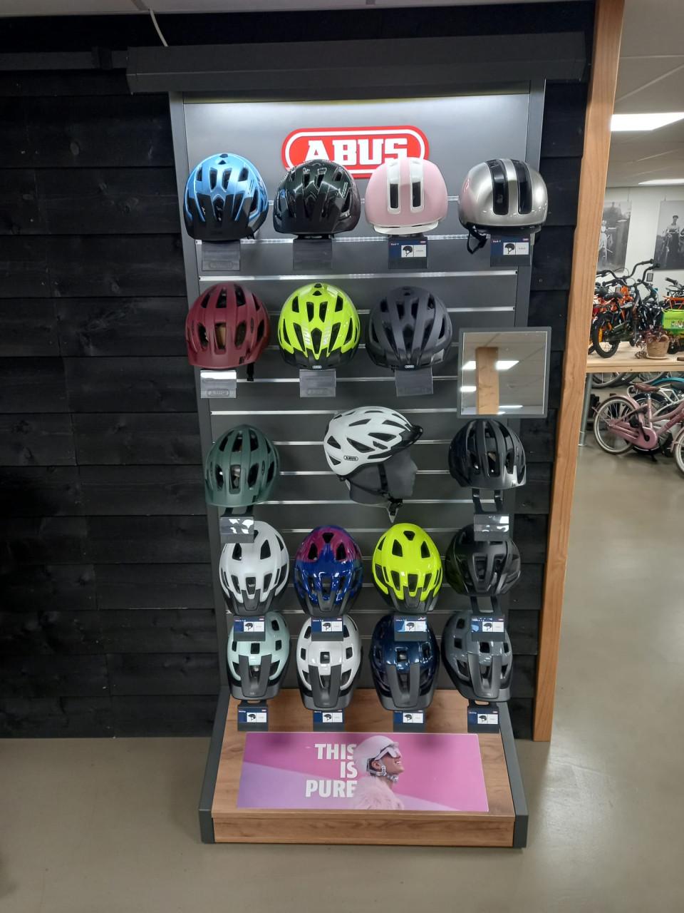 ABUS fietshelmen uit voorraad leverbaar - perfecte pasvorm en veilig