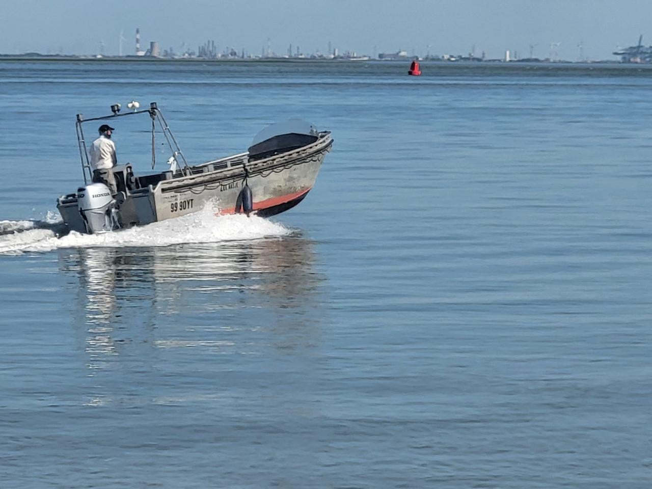 Aluminium werk/visboot