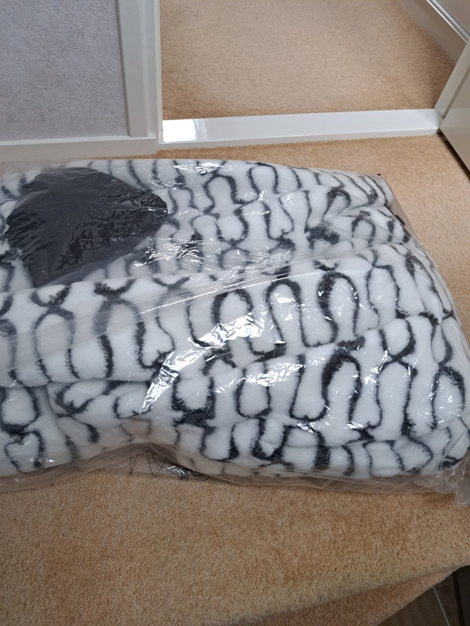 Nieuwe lap fleece met voering