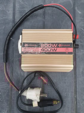 Omvormer 24V dc to 230 V