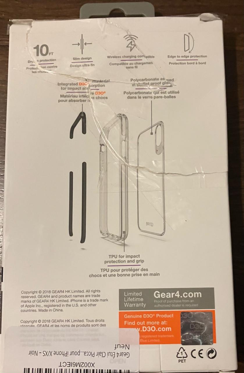 Backcover Iphone Apple X/XS