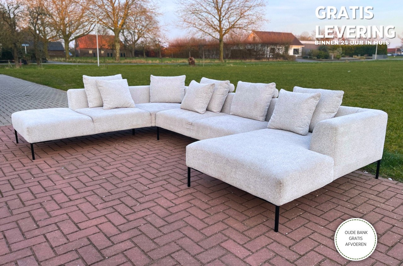 GRATIS LEVERING HEEL NL Mooi Montel Grote Stoffen U-Bankstel