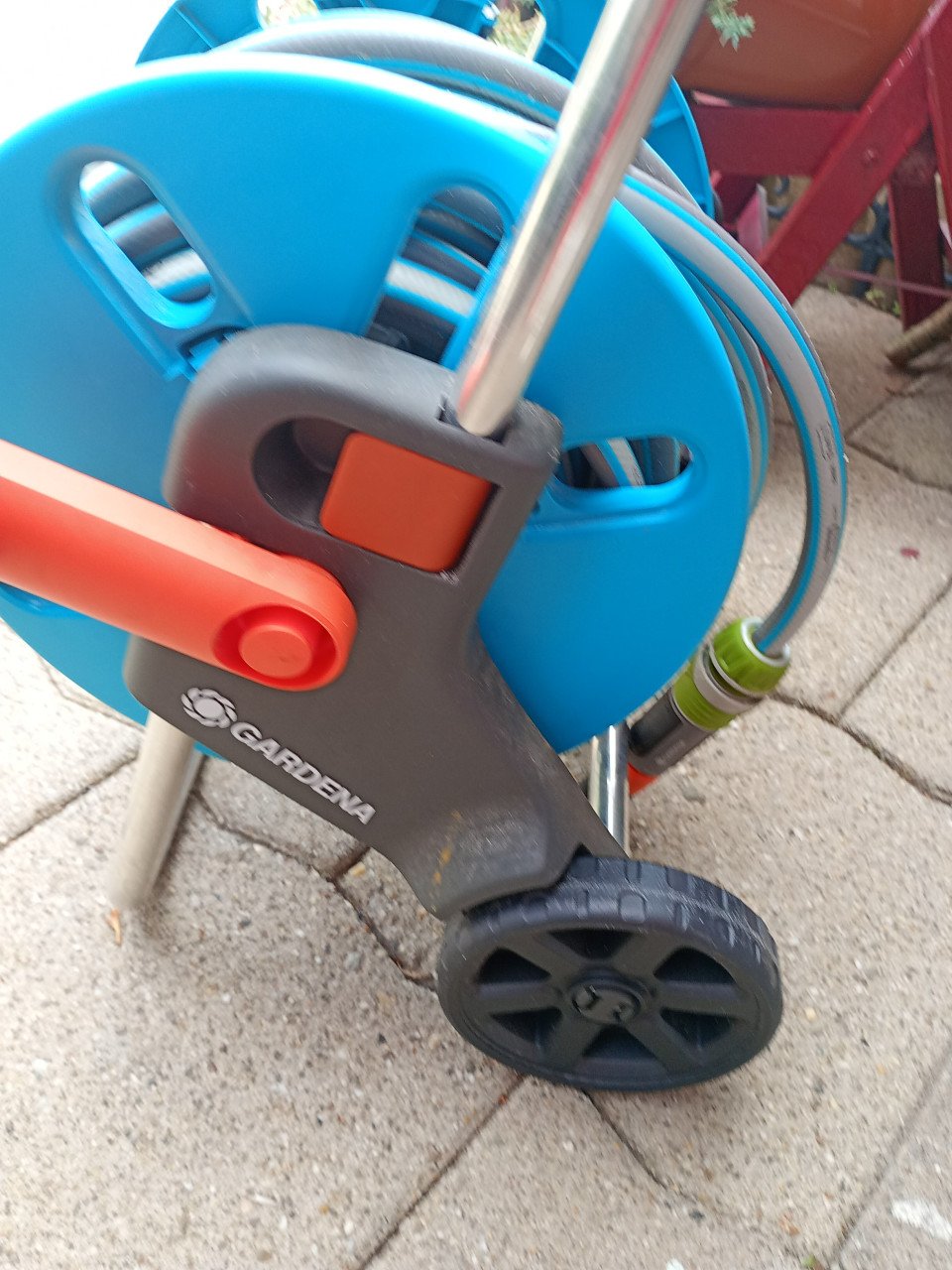 Te koop gardena slangen wagen