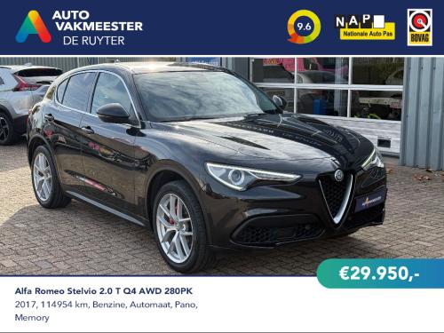 Alfa Romeo Stelvio - 2.0 T AWD 280PK | Pano | Memory