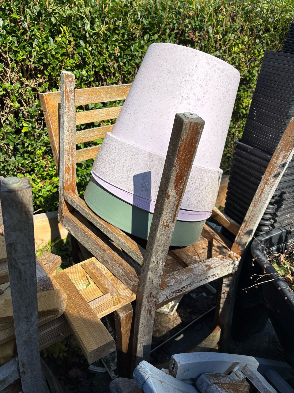 Gratis tuinstoelen 8 stuks