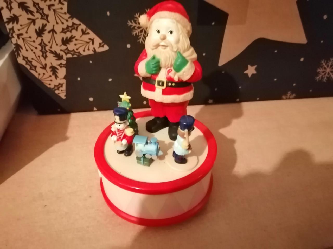 Muziekdoos met kerstman