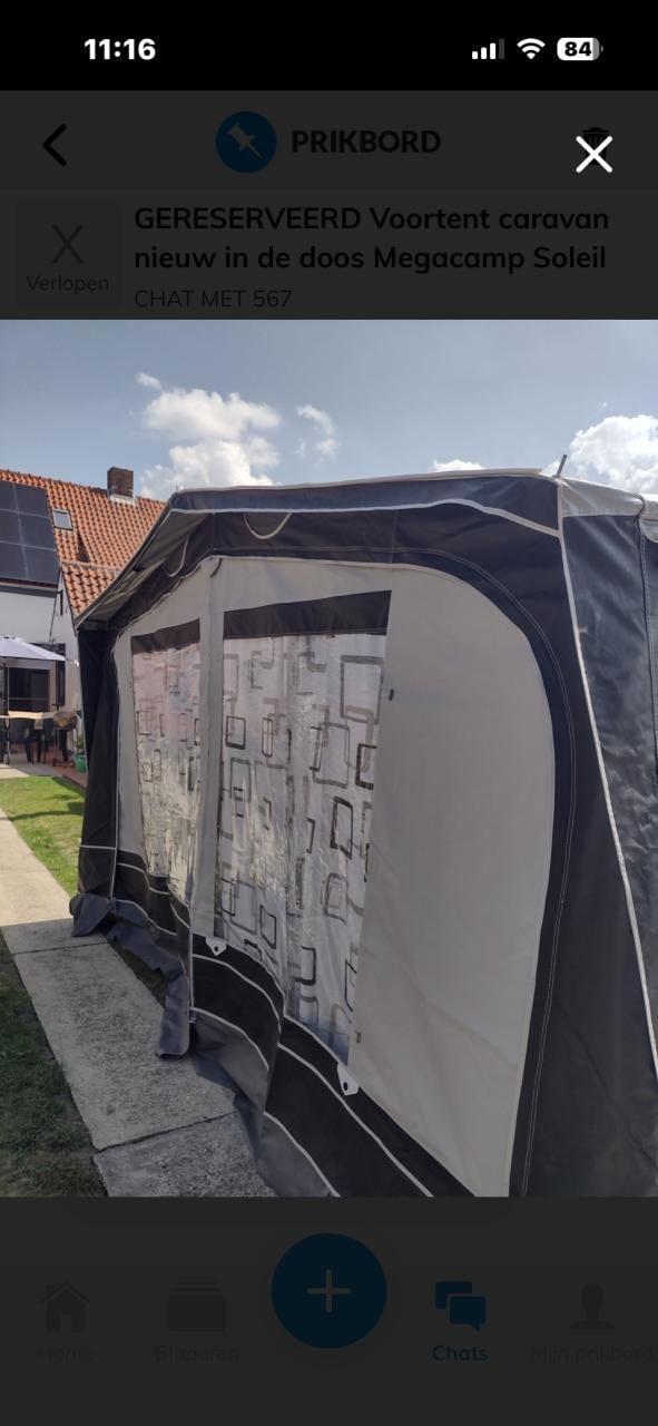 Megacamp soleil voortent maat 8