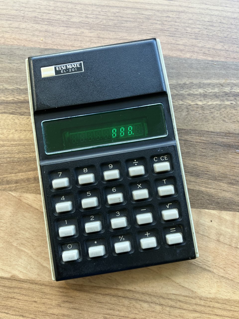 Vintage rekenmachine