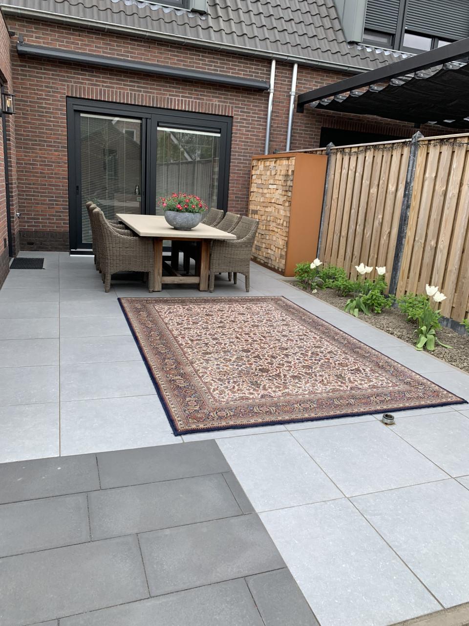 ✨Schitterend Sfeervol Donkerblauw Vintage Vloerkleed Zuiver Scheerwol ✨