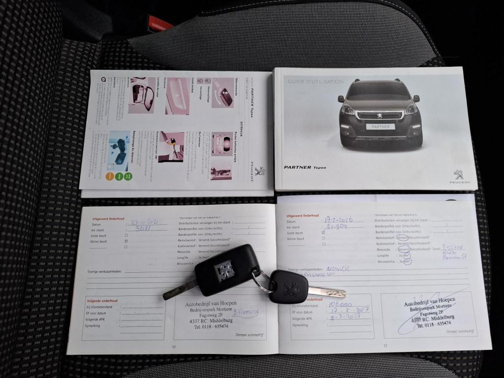 Peugeot Partner tepee mpv 110 active zenith pano dak, nav, trekhaak
