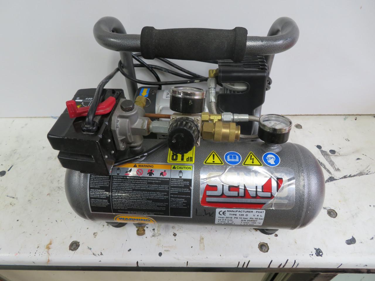 Mooi Pneumatisch Tackerset Senco met compressor en kitspuit