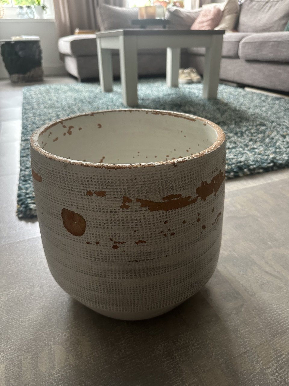 Stenen bloempot (d=25/26 cm)