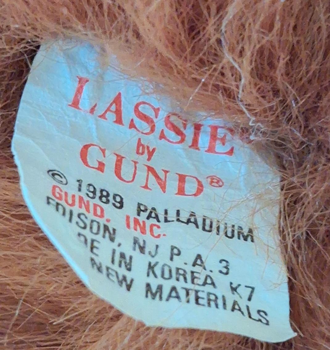 Originele Lassie knuffel van Gund Vintage