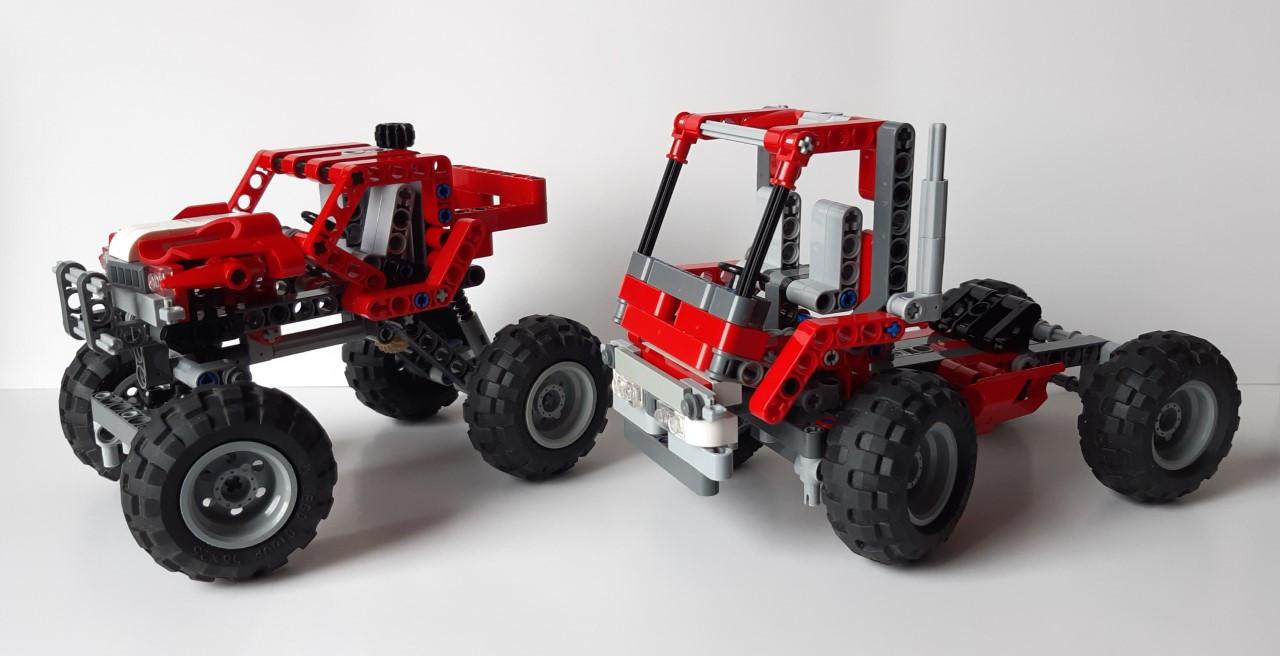 Lego Technic 8261: Rally Truck = Vrachtwagen-Truck