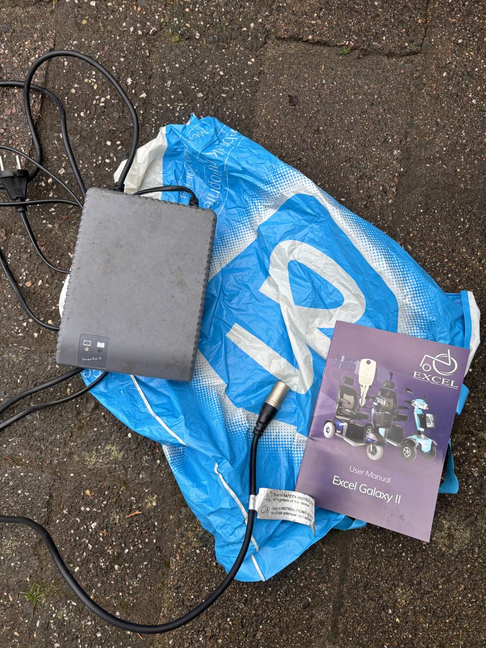 Scootmobiel Galaxy Excel 2 4 wielen Blauw