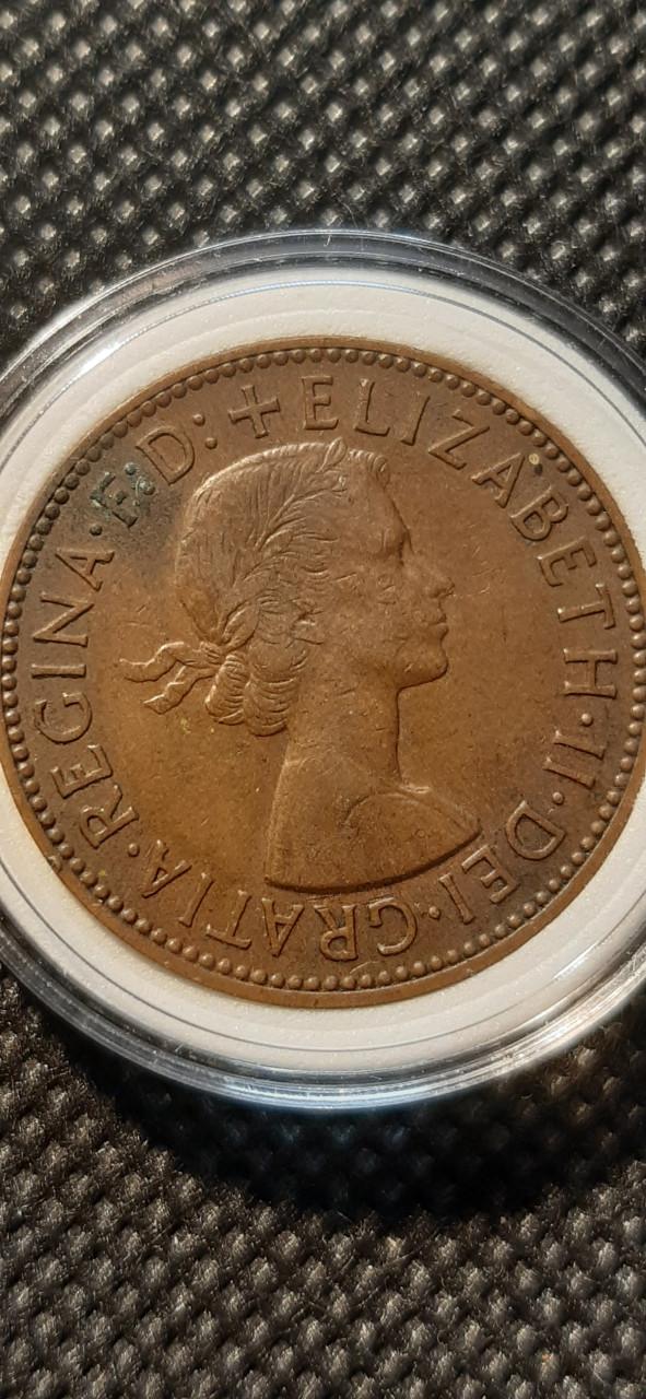 Half penny 1957