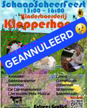 Schaapscheerfeest geannuleerd