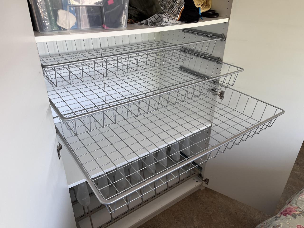 3 draadmanden voor IKEA Pax kast