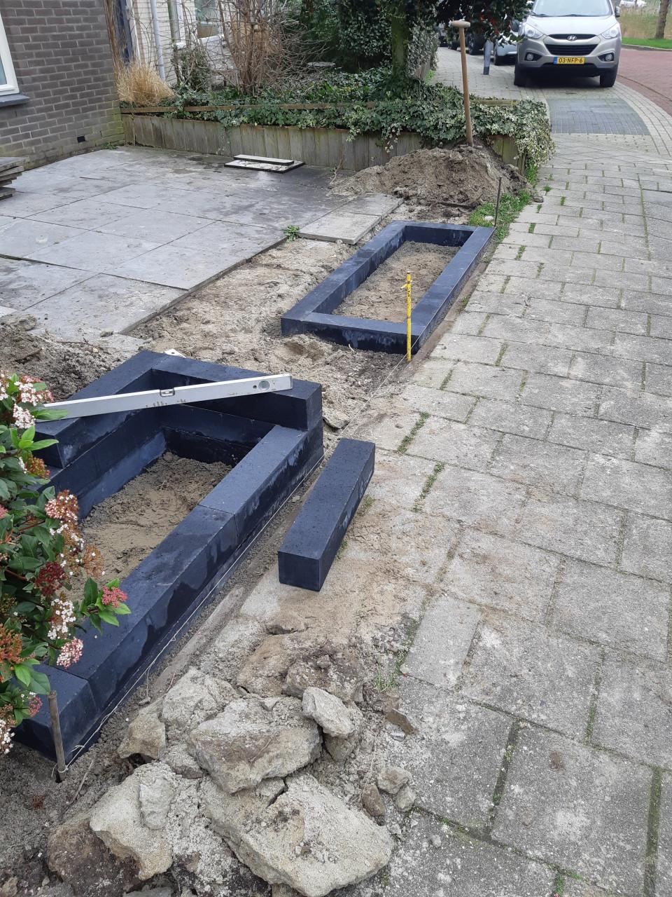 Grond,Groenen Straatwerk.