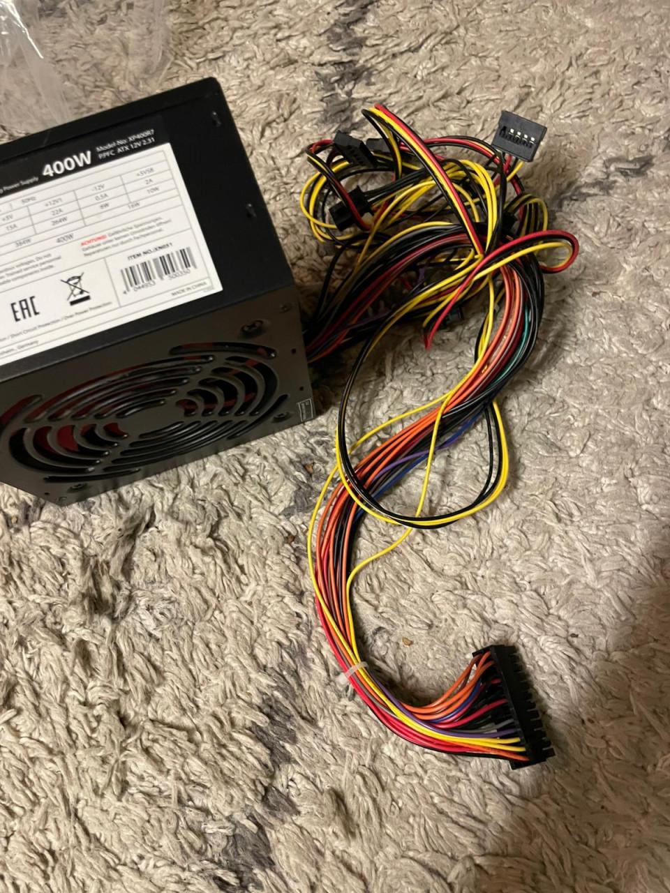 PC VOEDING 400 WATT+ AMD RYZEN 5 2600+KOELING