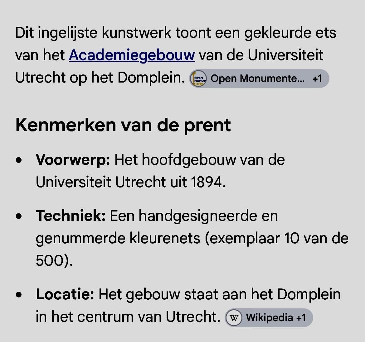 Kleurenetsen van Utrecht