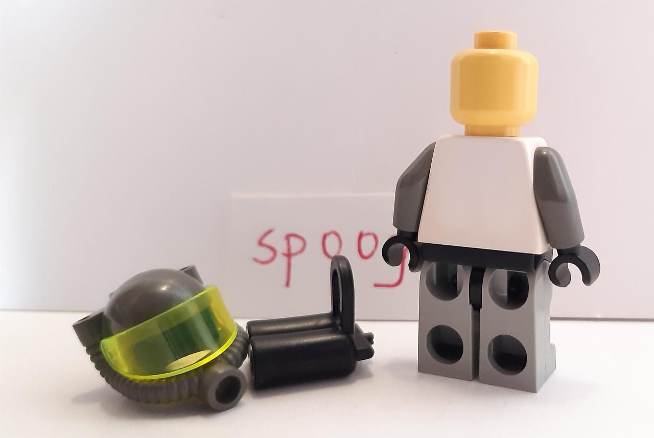 Lego Space minifiguur: Exploriens-chef