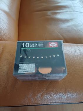 10 led lights letter snoer nieuw in de doos