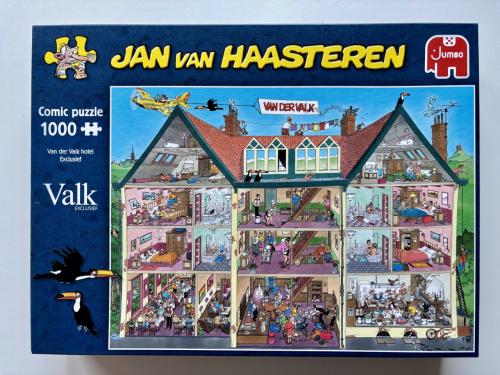 Complete puzzel Jan van Haasteren Van de Valk hotel 1000 stukjes