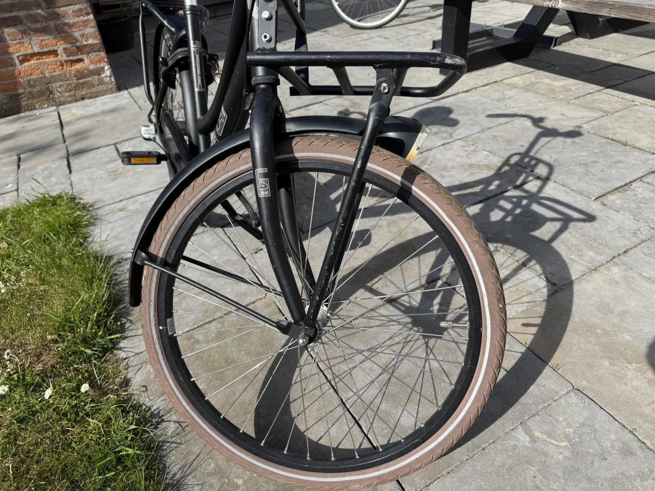 Tweedehands Cortina meisjesfiets zwart