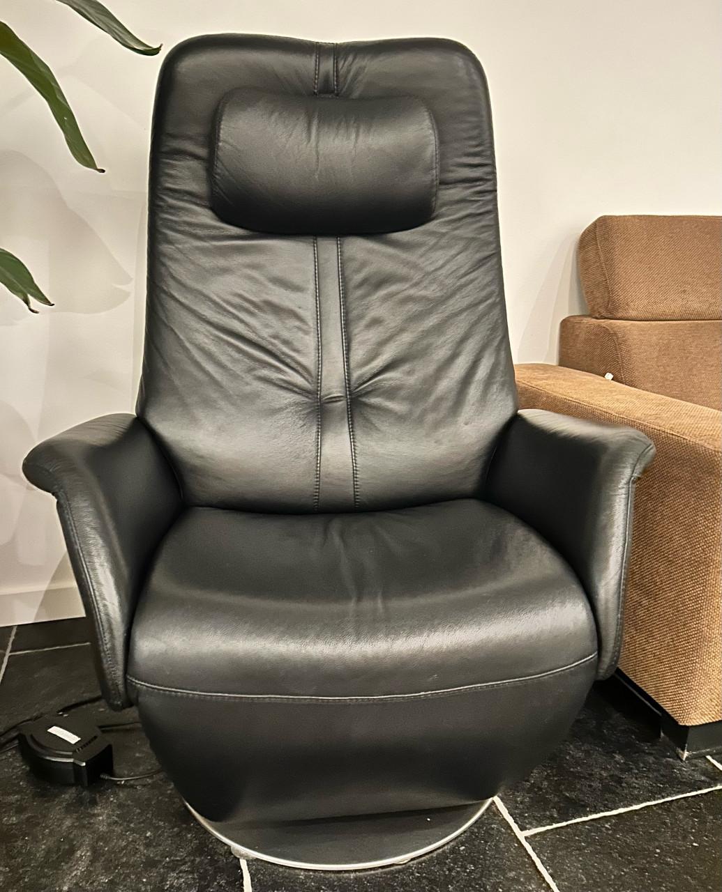 Zeer mooie zwarte elektrische relax fauteuil