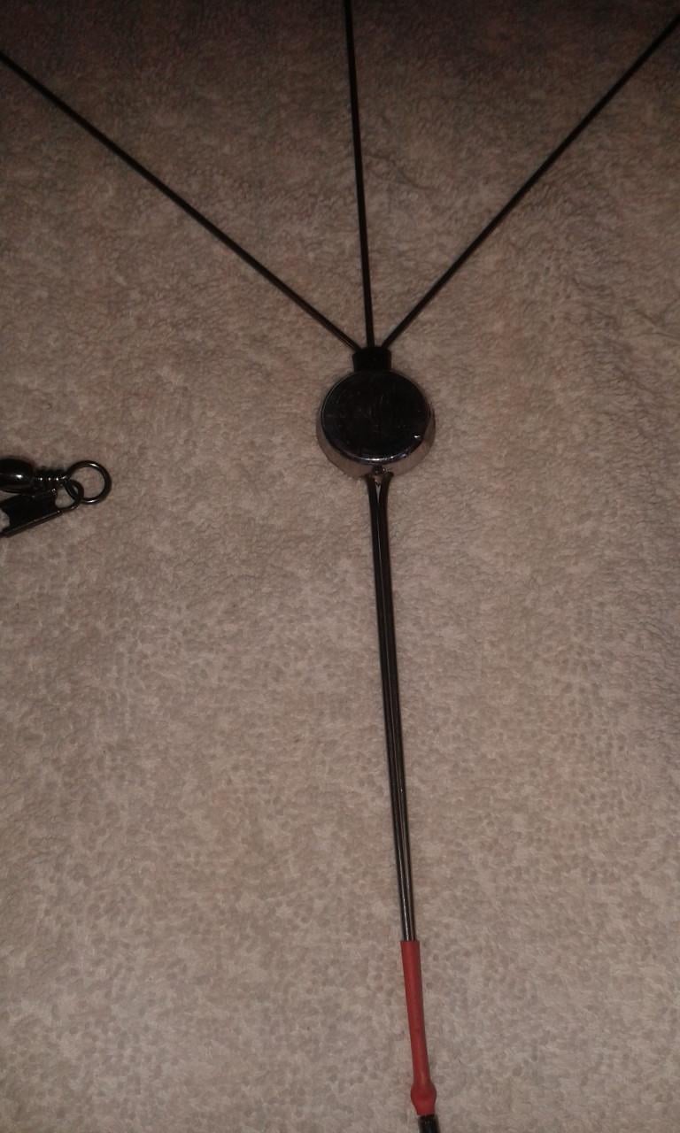 Kippepoot onderlijn met of zonder verzwaring .