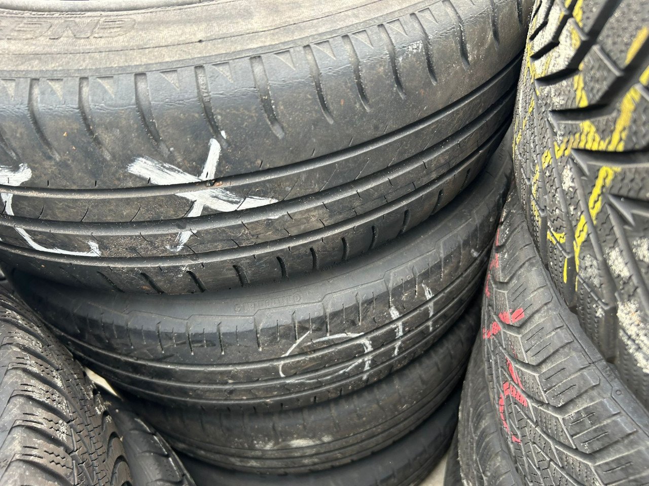 STALEN VELGEN MET MICHELIN ENERGY ZOMERBANDEN 15 INCH