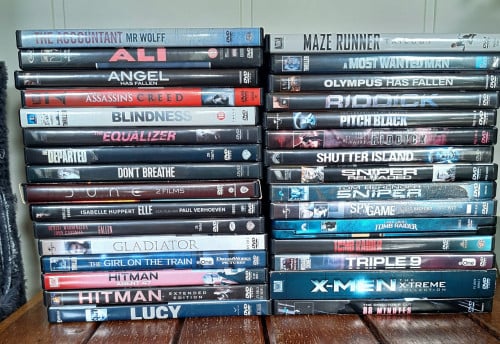 DVD-pakket thriller, avontuur, spionage