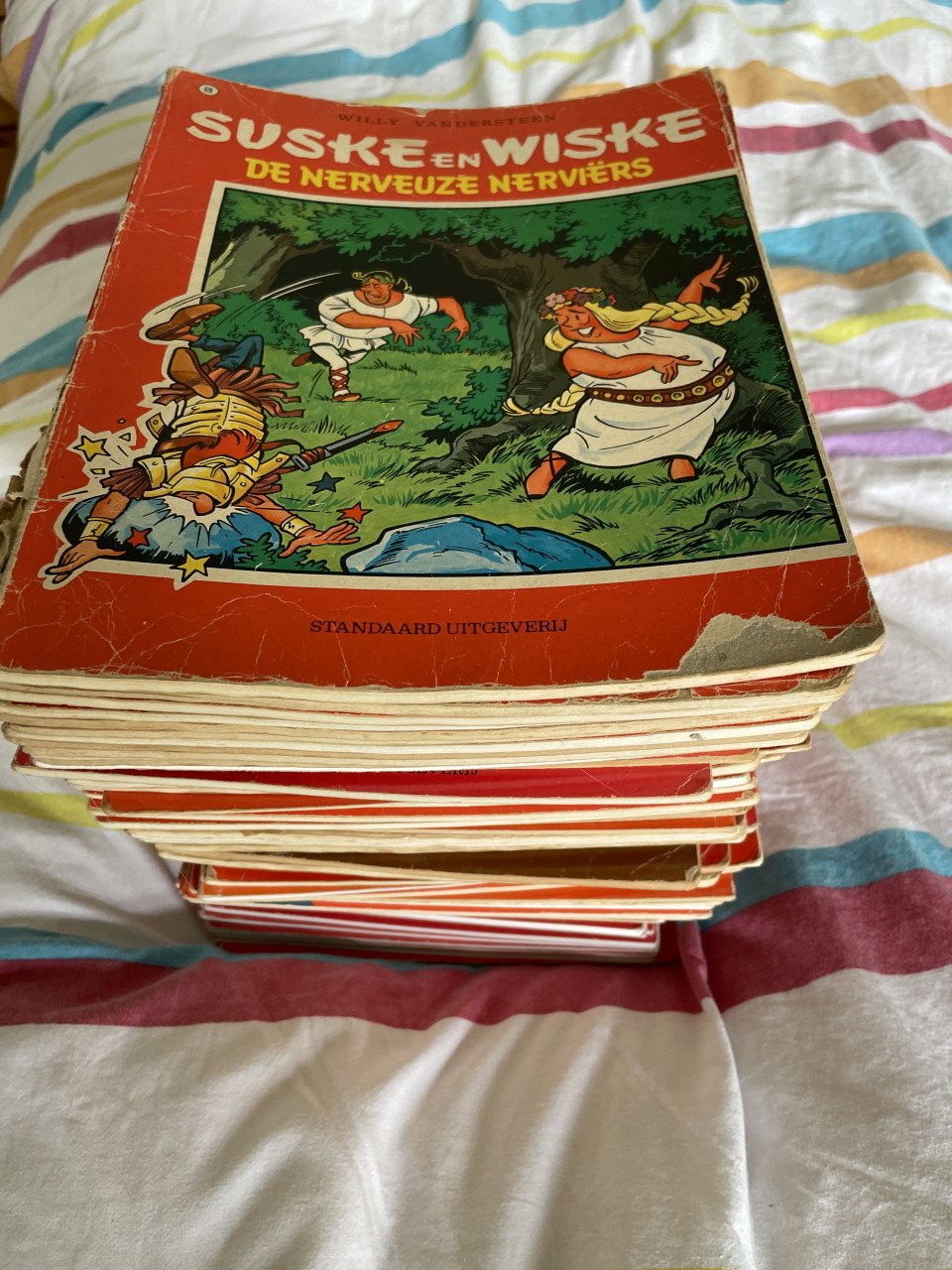 Te koop stapel Suske en Wiske