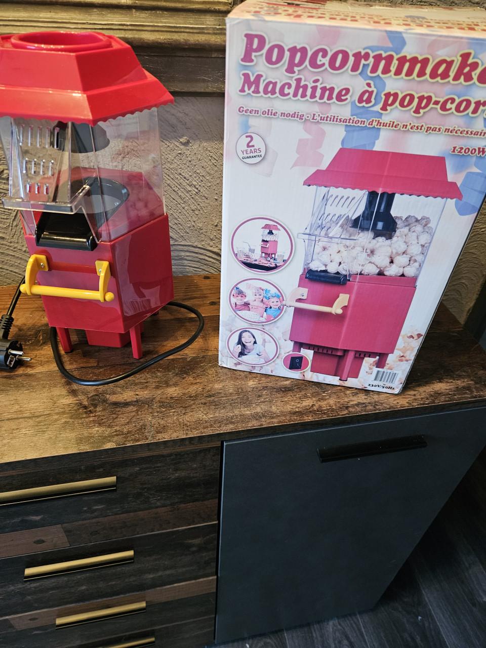 Vintage Popcornmachine 1200W - Zo goed als nieuw