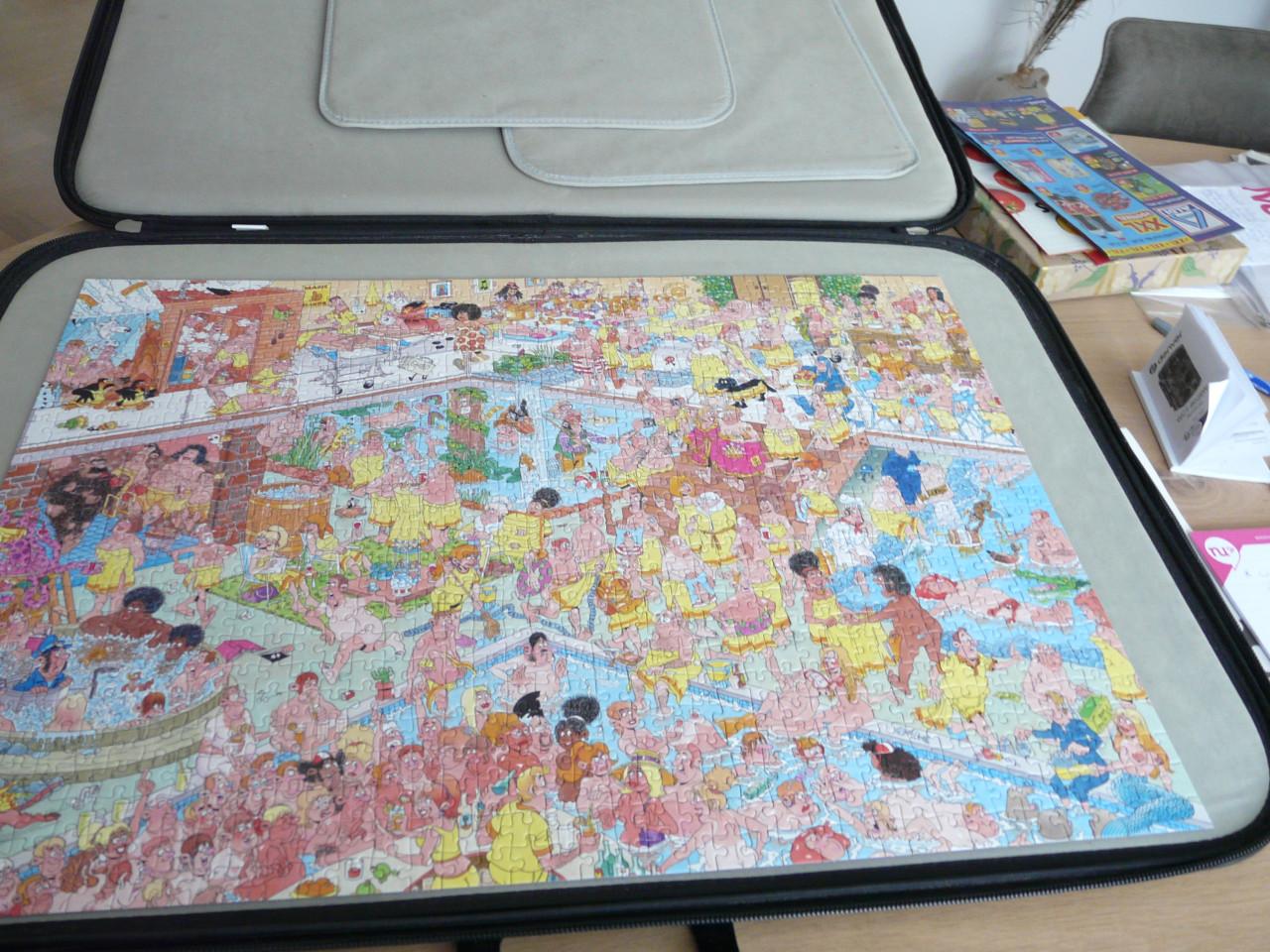 Jan van Haasteren op hete kolen 1000 stukjes