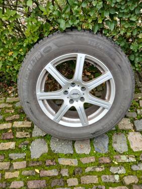 Autovelgen met winterbanden