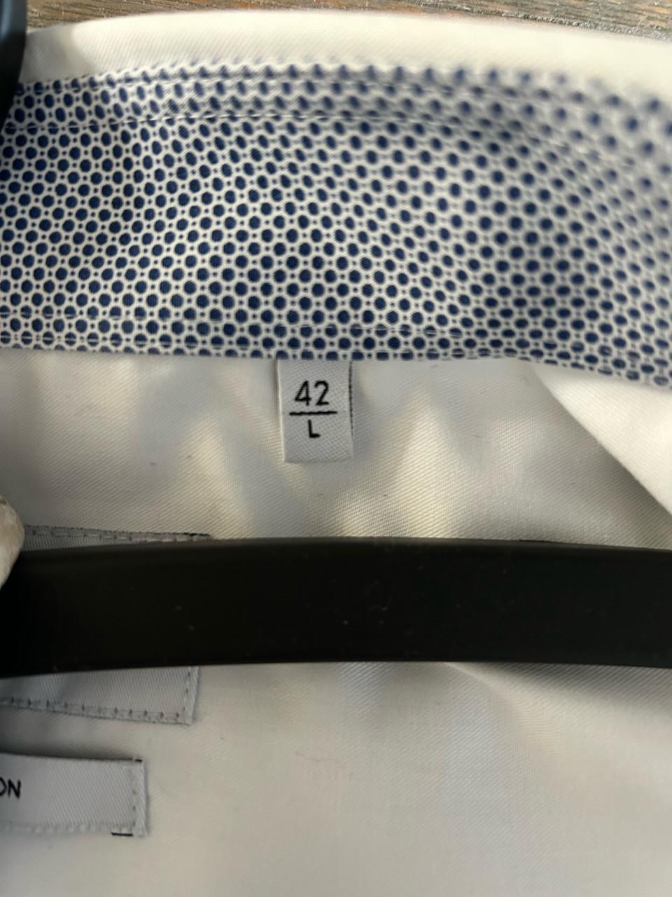 Set overhemd, gilet, das. Merk Ledûb. Maat 56.