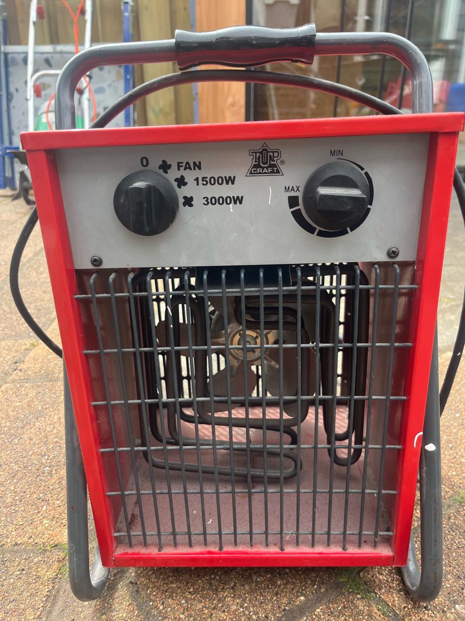Werkplaatskachel 3000watt