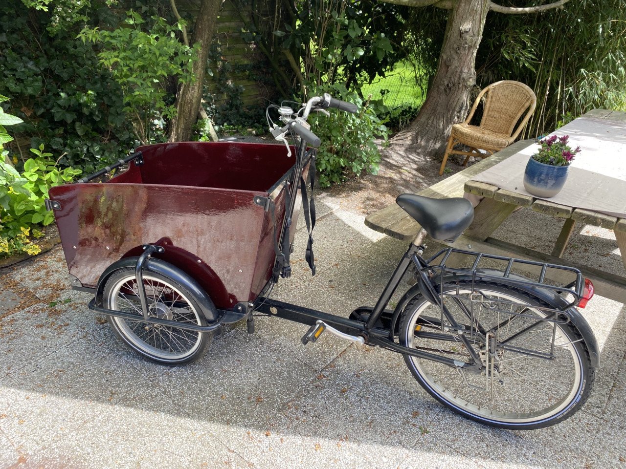 Babboe Big bakfiets 1e gen. - nieuw in de lak, technisch als nieuw!