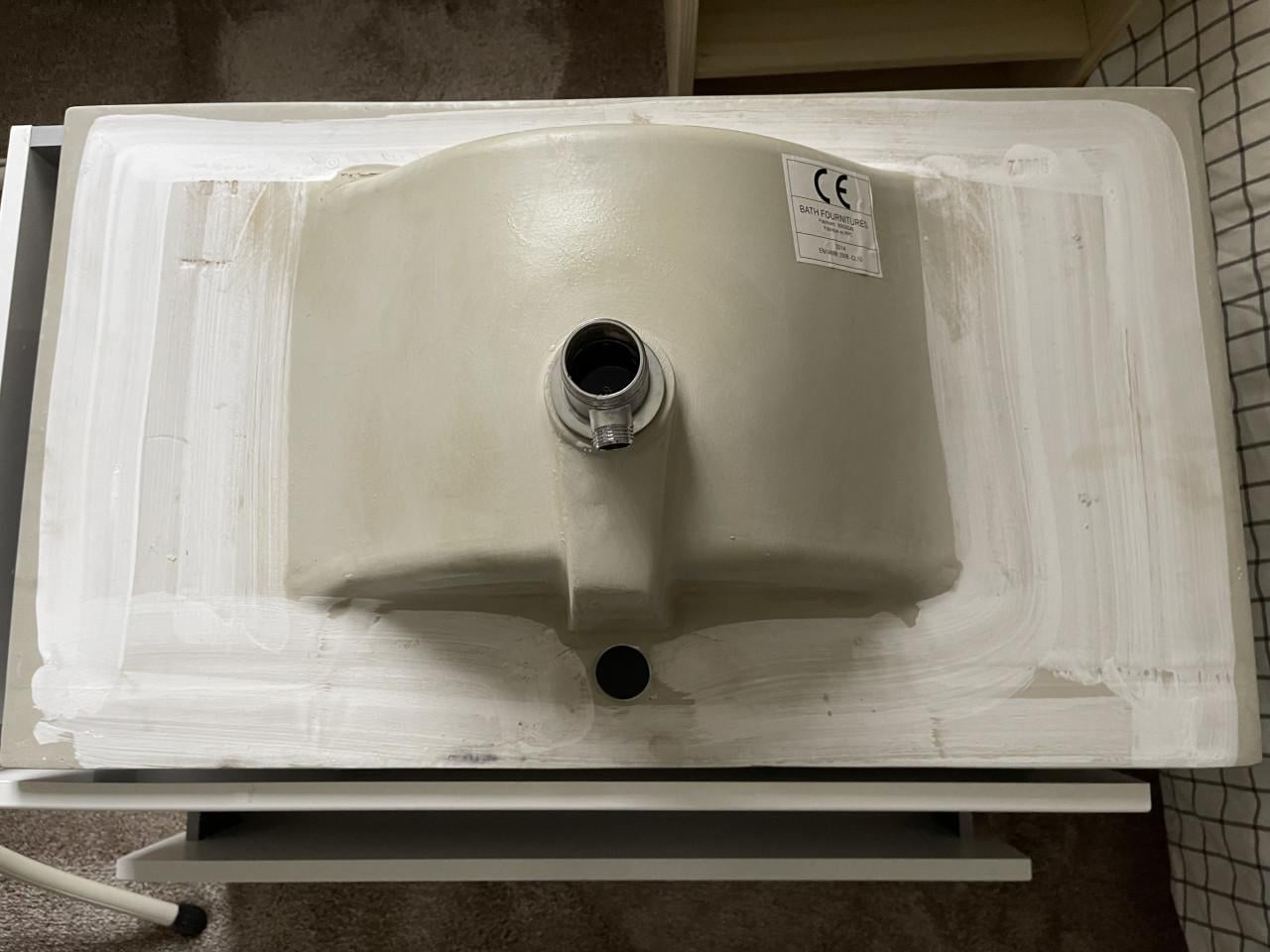 Allibert Accent wastafel 80cm met wasbak