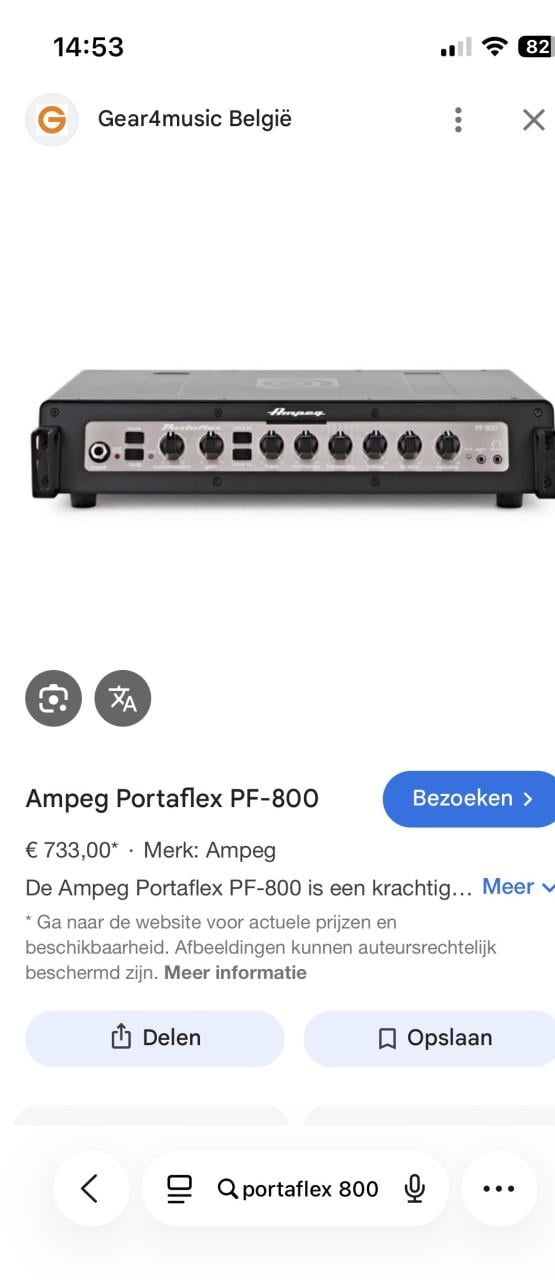Ampeg pf 800 en box pf 115