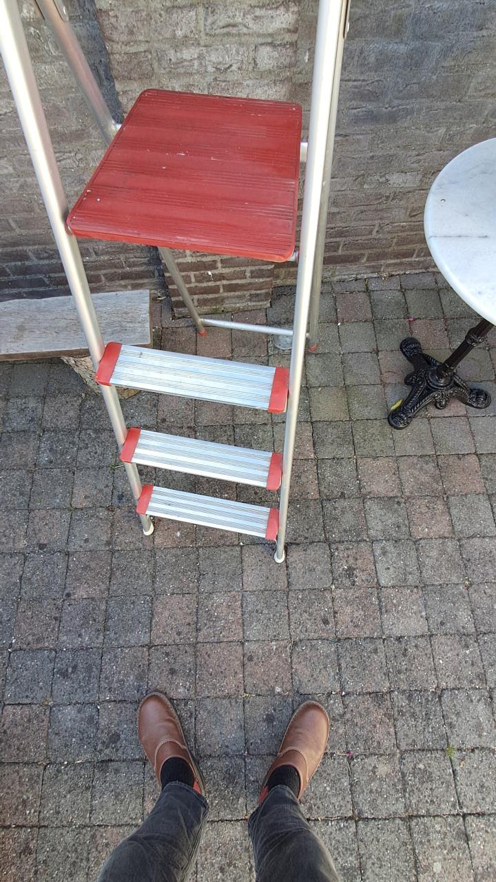 Aluminium keukentrapje