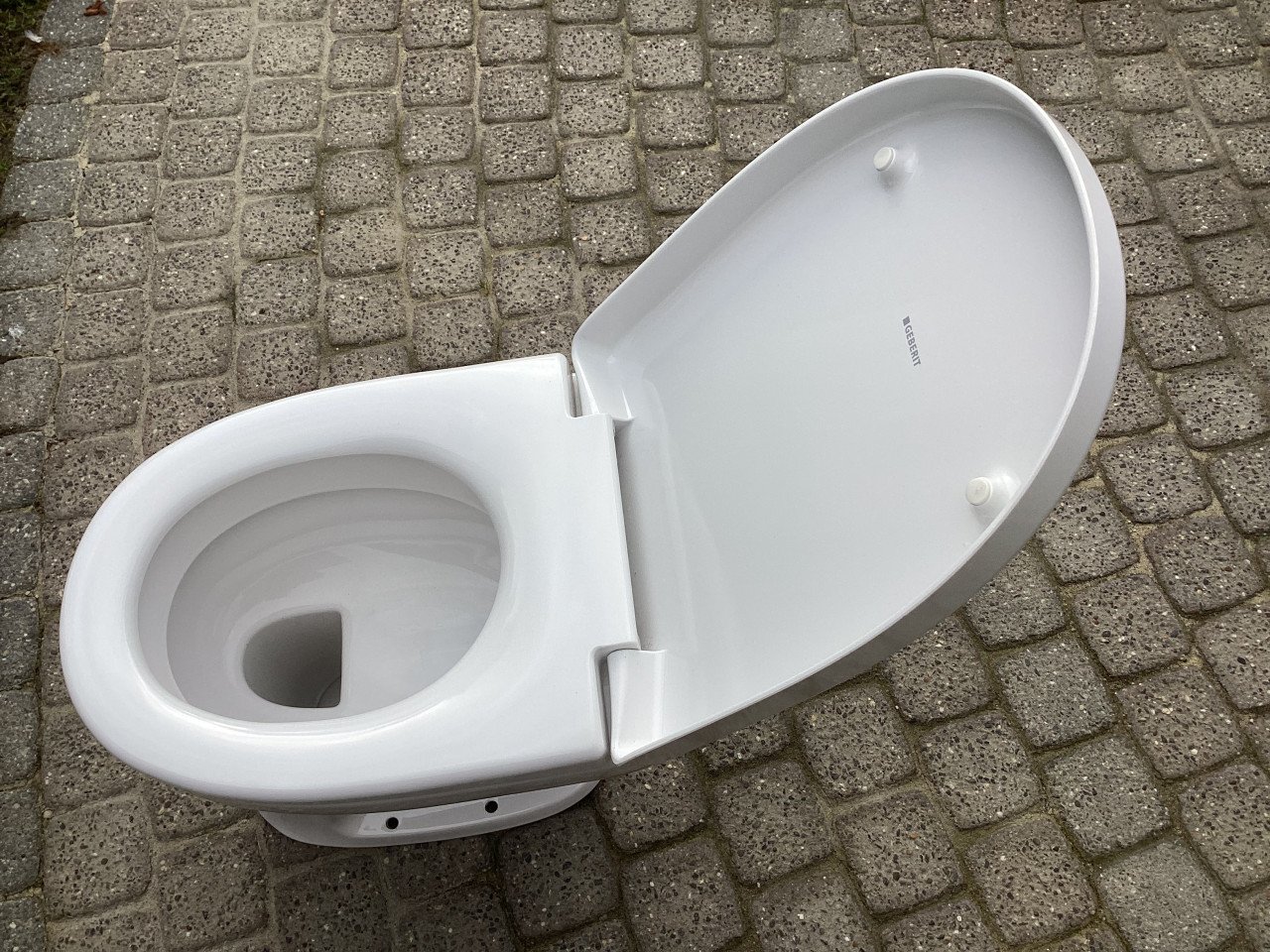 Toiletpot met bril