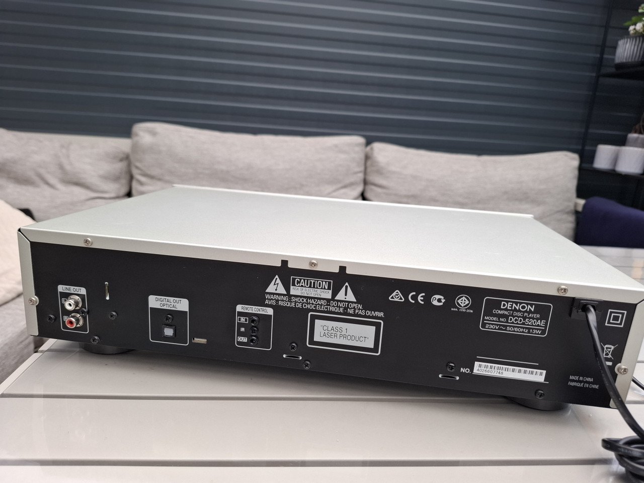 Denon DCD-520AE cd-speler  zilver