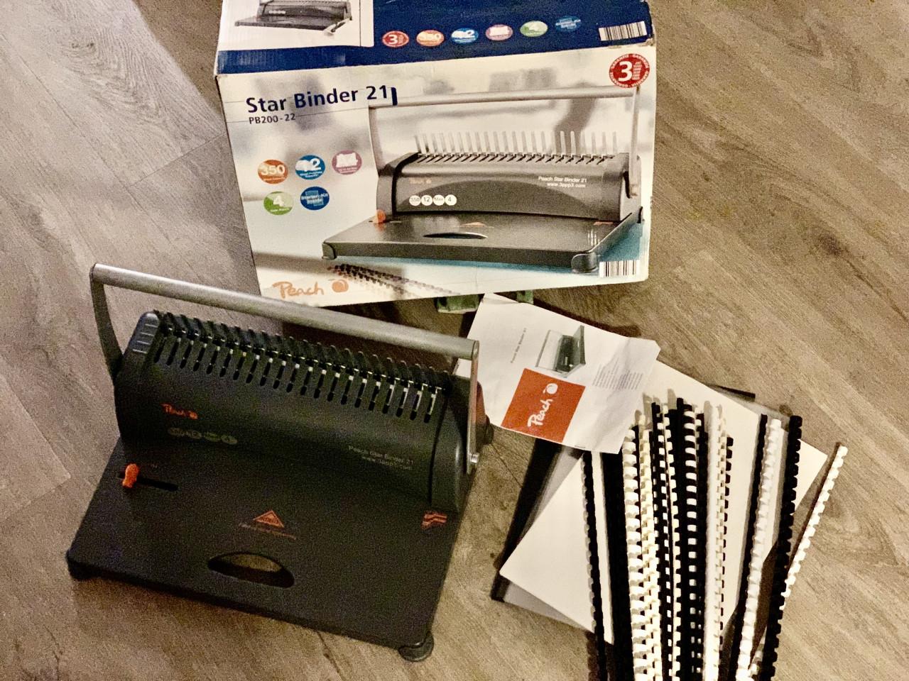 Star binder 21 pb200-22 Inclusief bindsheets en bindringen