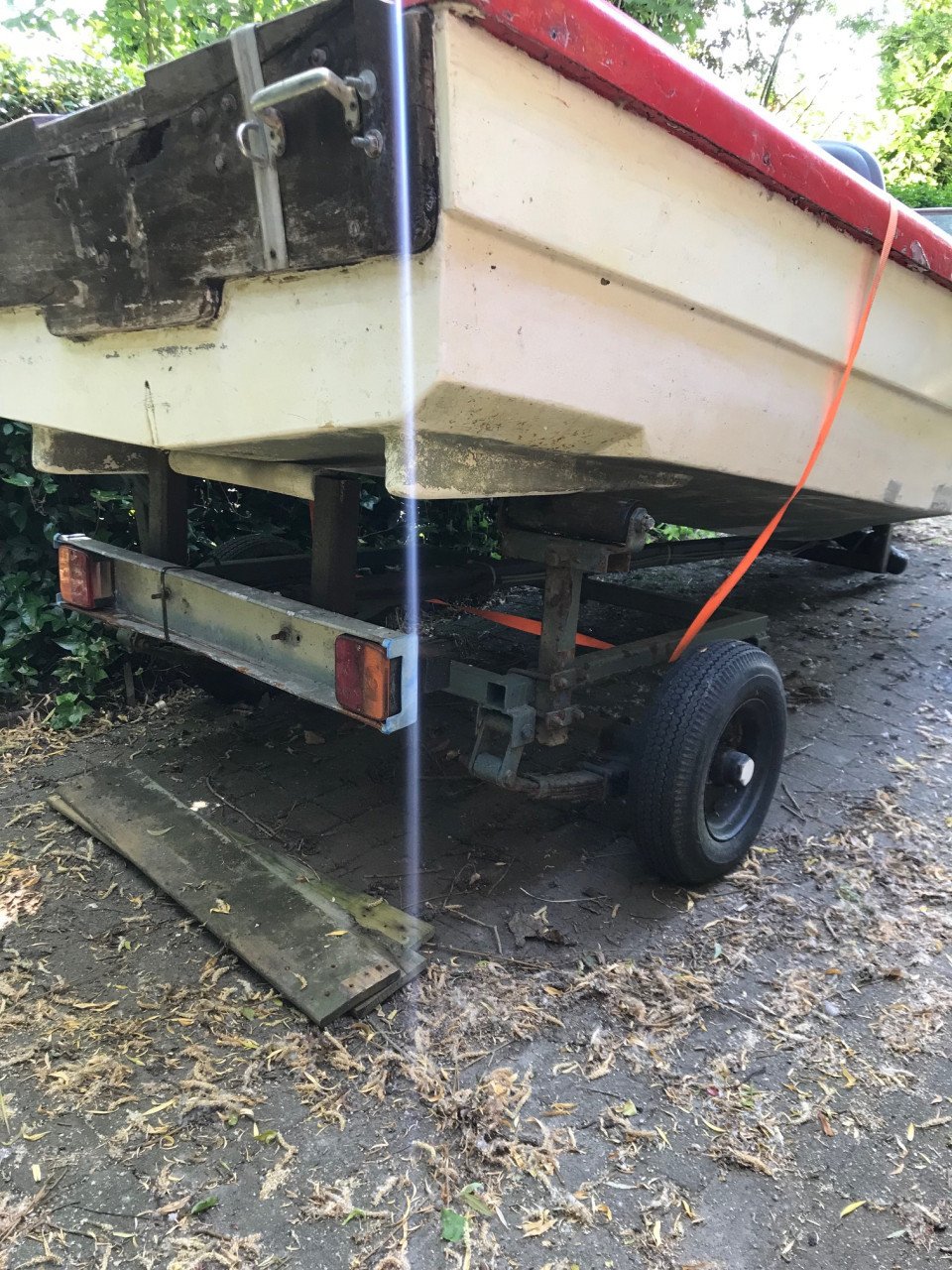 Bootje + Motor + Trailer (opknapper)